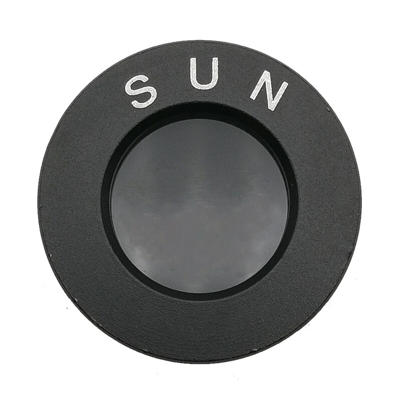 0.965 tommer solfilter optisk sort filterlinse astronomisk teleskop tilbehør filterfilm 2.45cm optisk glaslinse