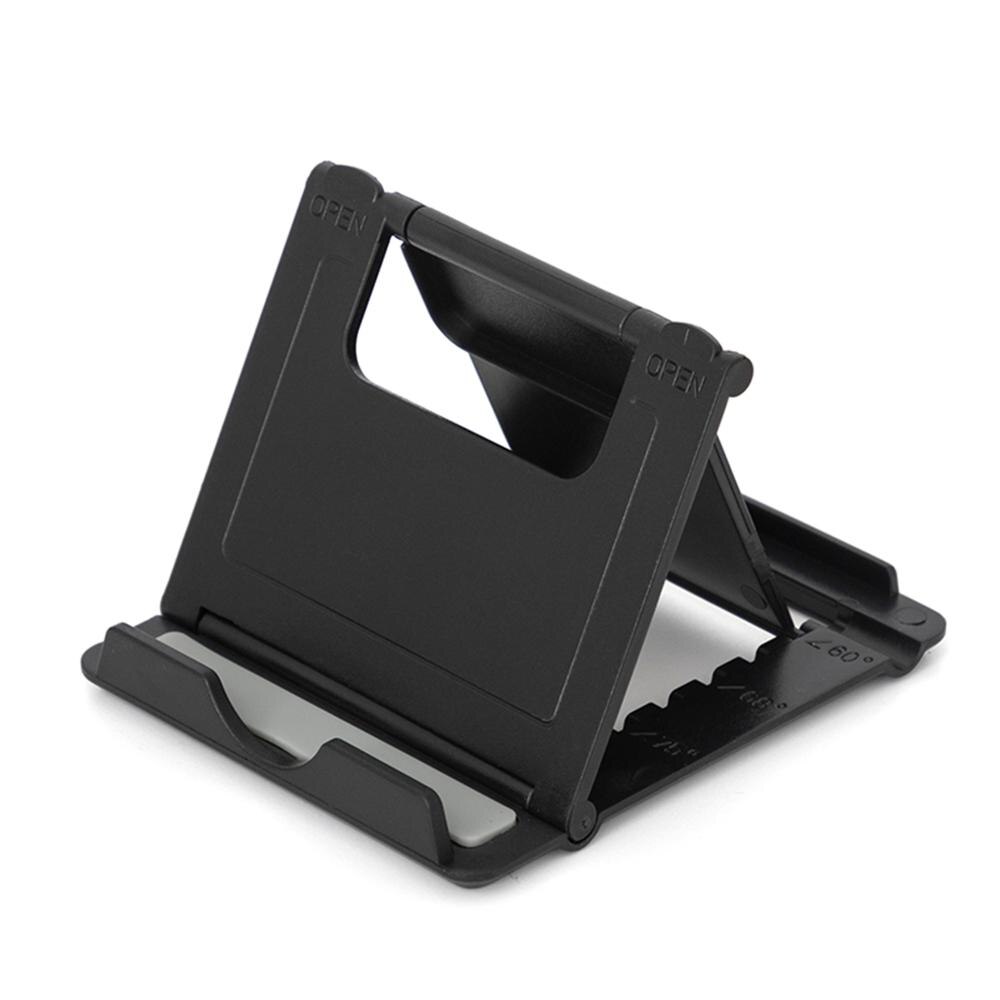 Universele Tafel Mobiele Telefoon Ondersteuning Houder Voor Telefoon Desktop Stand Voor Ipad Samsung Voor Iphone X Xs Max Mobiele Telefoon houder: Black