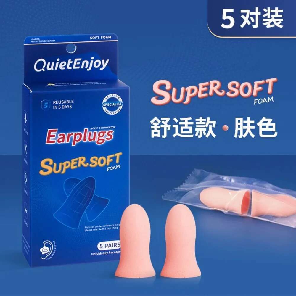 Oordopjes tegen snurken tijdens het slapen, bieden superieure geluidsreductie en -isolatie en zijn oorvriendelijk.: Transparant