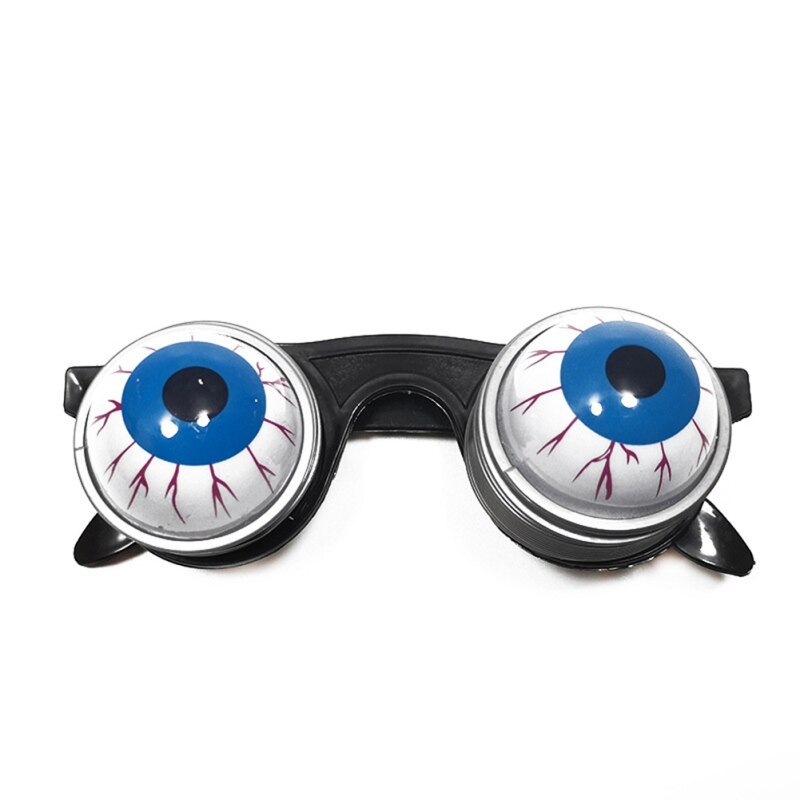 Halloween Horror Eye Grappig Spel Hangende Lente Eye Bal Bril Gag Speelgoed Voor Maken Grappen Met Vrienden Halloween Dag