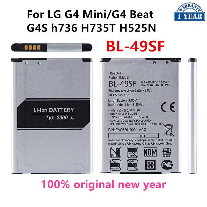 BL-41A1H BL-44E1F BL-44JN BL-44JR BL-45B1F BL-47TH BL-48TH BL-49JH BL-49SF BL-51YF BL-53YH BL-59JH Batterij Voor Lg G3/G4/V10/V20