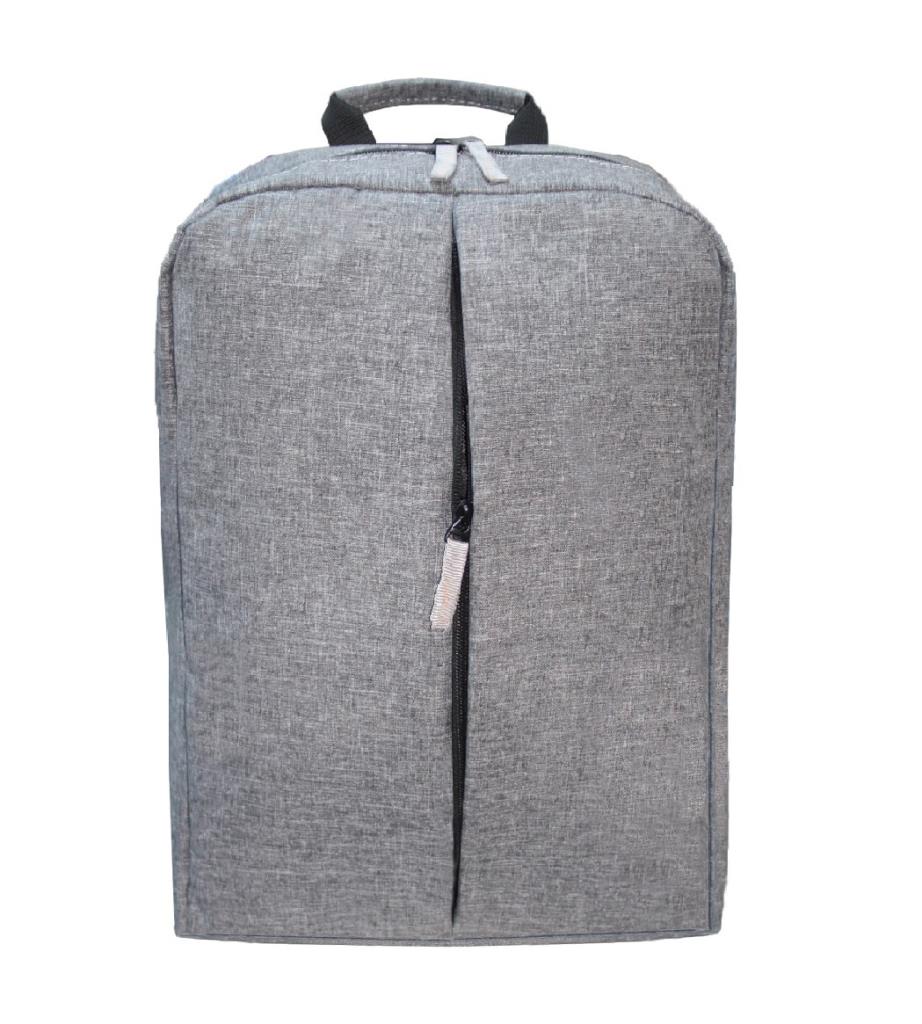 Unisex Gray Classic Model Square Backpack