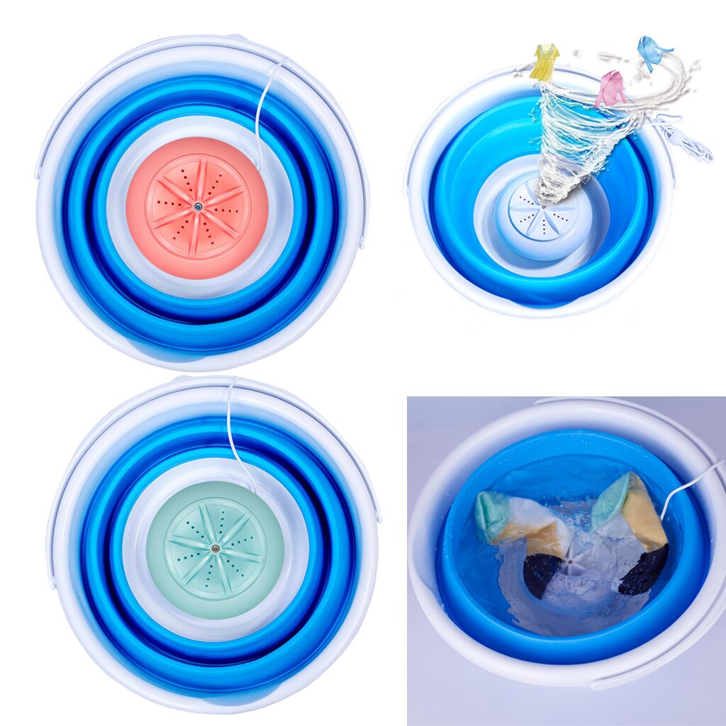 Mini Laundry Machine Folding Washing Machine Washer USB Charging Convenient Mini Laundry Machine