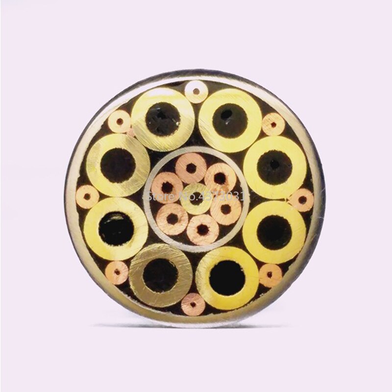 Rebites com pino de mosaico para faca, 11 tipos de design, 10mm, diy, alça de parafuso, decoração requintada, alça de faca, ferramenta, rebites, comprimento 9cm: Design 1002