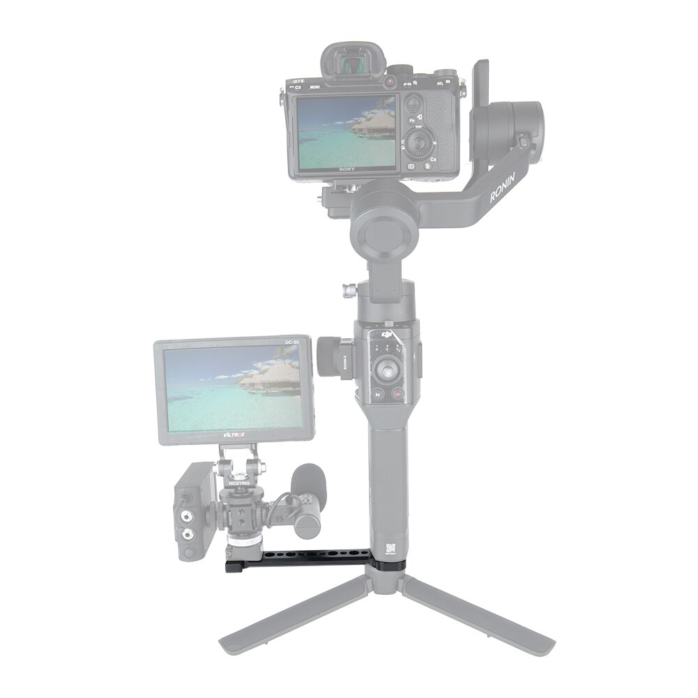 Niceyrig para guindaste roninsc zhiyun ii, v2 zhiyun, placa de montagem gimbal, conta de capinação laboratório moza
