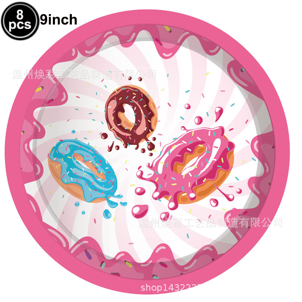 Adorno para tarta de cumpleaños con forma de donut para bebé, primer año, dos dulces decoración para magdalenas: Verde militar