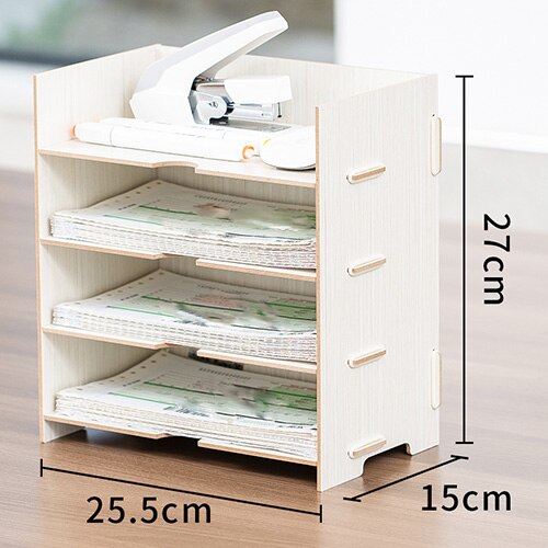 Support de rangement en bois pour CD, présentoir pour fichiers vidéo DVD, boîte de rangement pour CD: 3