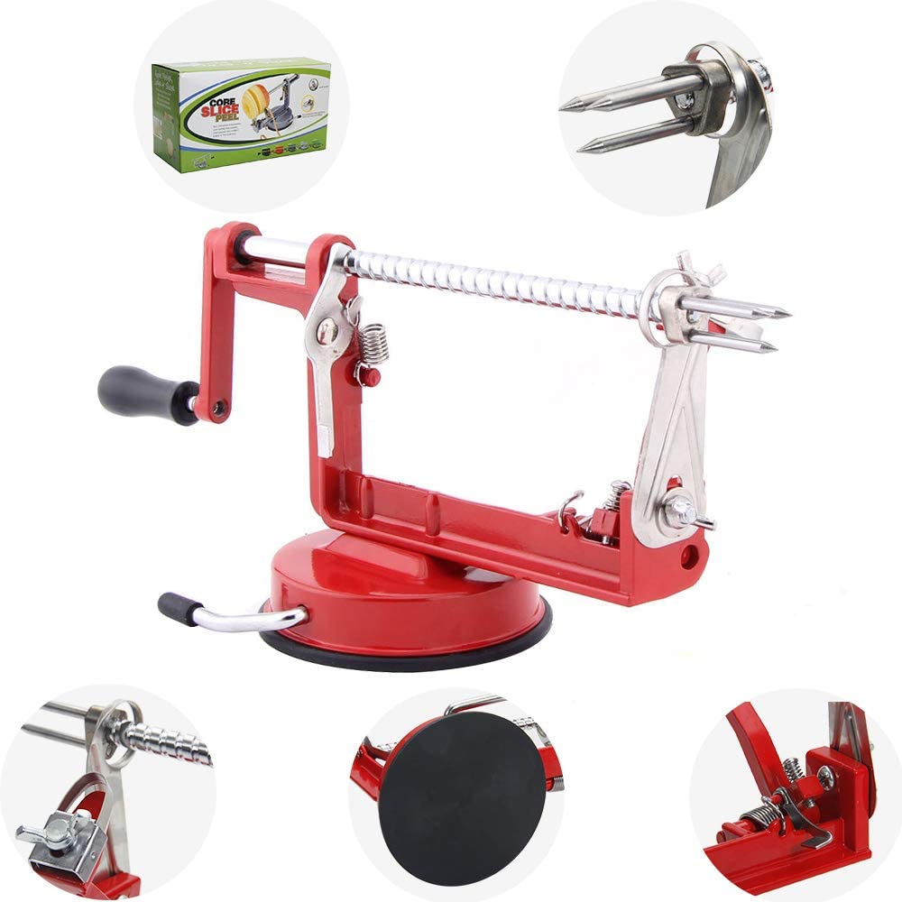 Stainless Steel Automatic Peeler Potatoes Peeled and Cored Machine Apple Peeler Potato Cutter Potato Slicer Kitchen Accessories