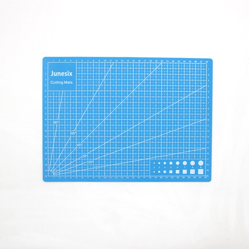 Self Healing Cutting Mat A4 A3 Siz 3mm Double Sided Non-Slip Gridded Rotary Board for Art Craft Sew Quilt Scrapbook PVC: A4 blue