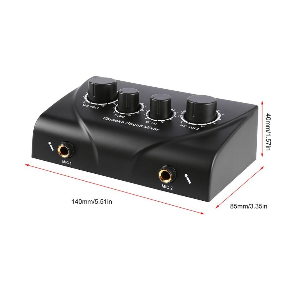 Karaoke Sound Mixer Audio System Portable Mini Digital Audio Sound Karaoke Machine Mixer System Karaoke Player