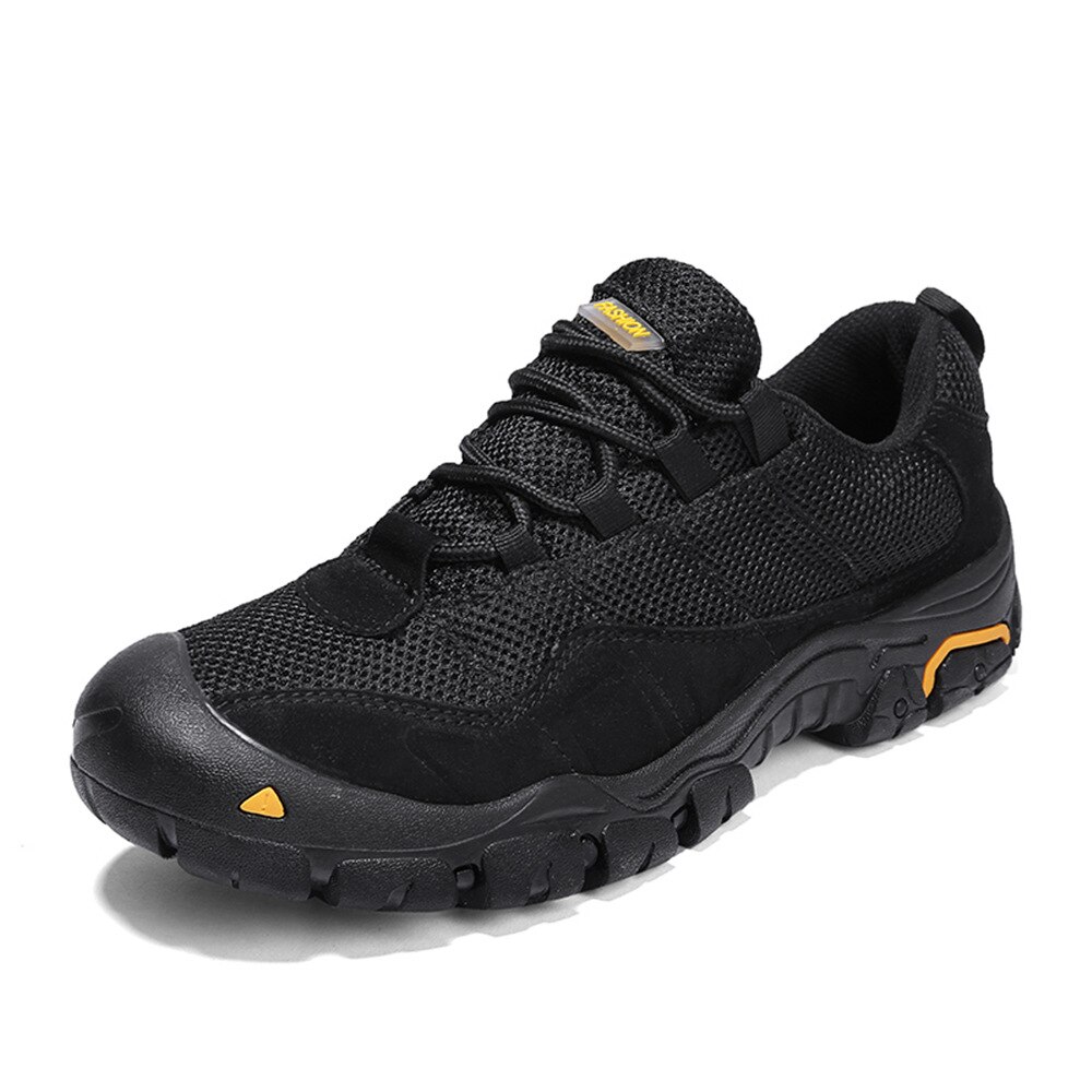 Tentoonstelling Outdoor Casual Sneakers Mesh Lage Laars Mannen Schoenen Antislip Slijtvaste Mode Desert Laarzen Heren size Schoen 39-46: black / 9.5