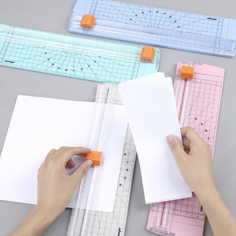 Portable Paper Cutter With Rug Handy Cutting Mat Paper Card Cutting Blade For A5 Precision Paper Or Phote Cutting