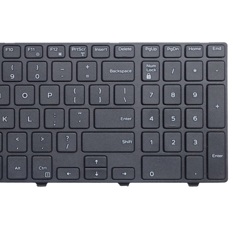 GZEELE For Dell Inspiron 15 5000 Series 15 5551 5552 5555 5558 5559 7559 keyboard US layout black color with backlit keyboard