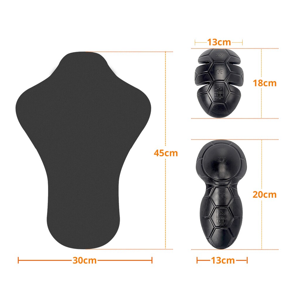 Duhan Motorcycle Shoulder Protector CE Protective Gear Motocross Elbow Pad Back Pad Body Armor Motorcycle Biker Equipment