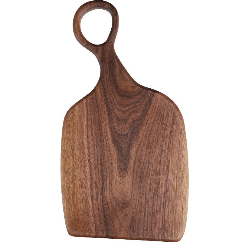 Black Walnut Wood Cutting Board Whole Tray Fruit Chopping: White