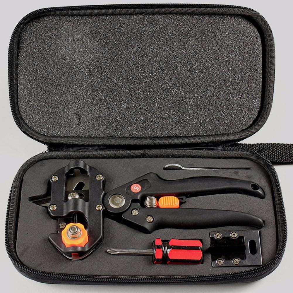 Máquina de enxertia ferramentas jardim com fitas enxerto lâminas chopper árvore enxertia ferramentas tesoura enxertia kit corte podador: B