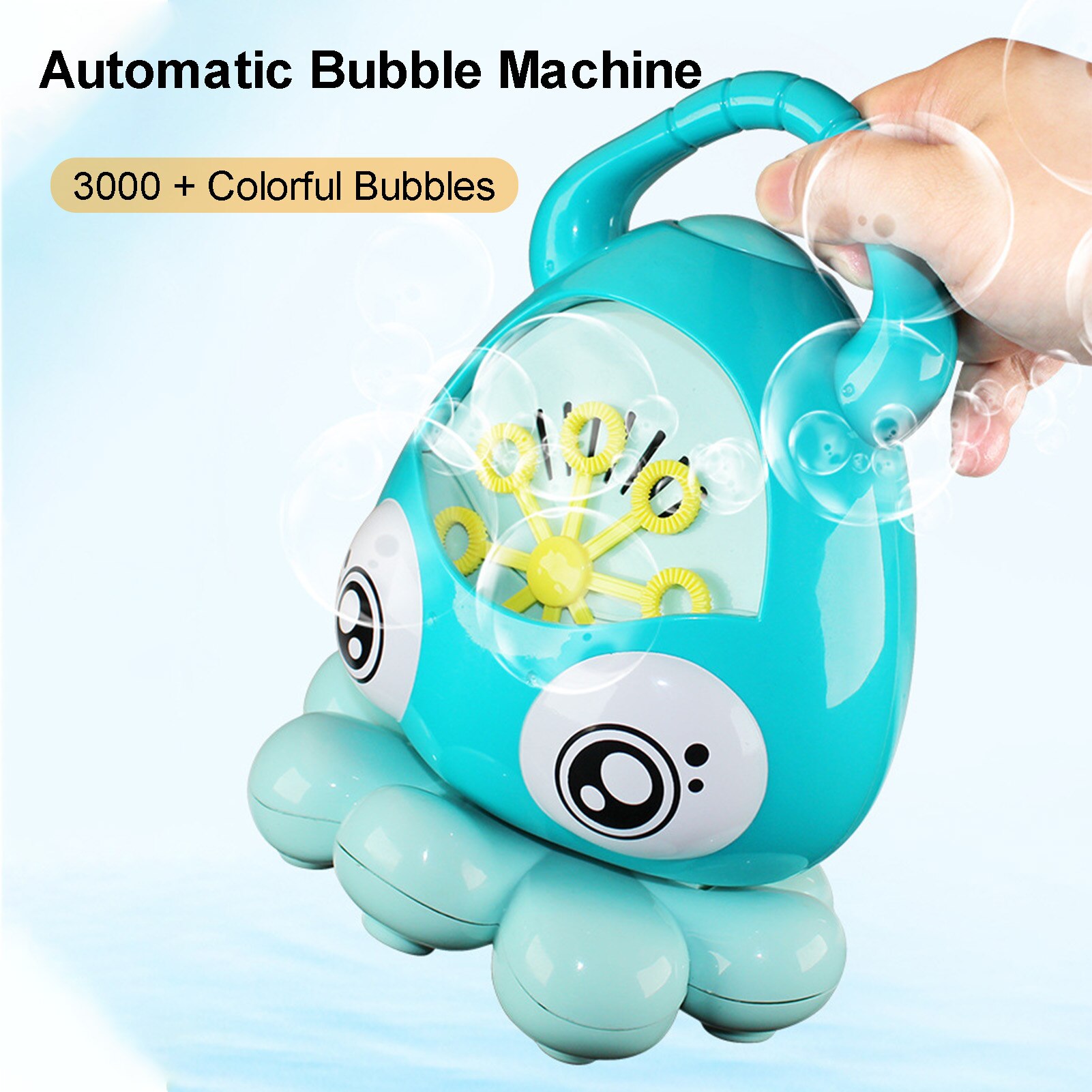 Bubble Machine Automatische Octopus Bubble Blower Zomer Zeep Water Bubble Machine Kids Bubble Maker Kinderen Speelgoed