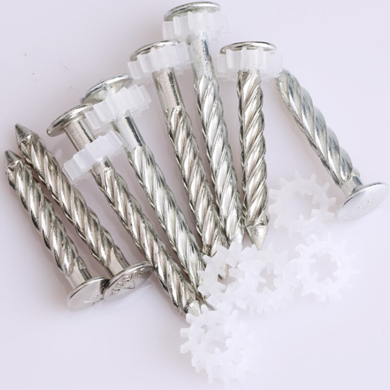 stainless steel thread self-tapping nail pressure explosion galvanized spiral cement steel nail 10PPcs nailer Nagler Tacker 1Pcs