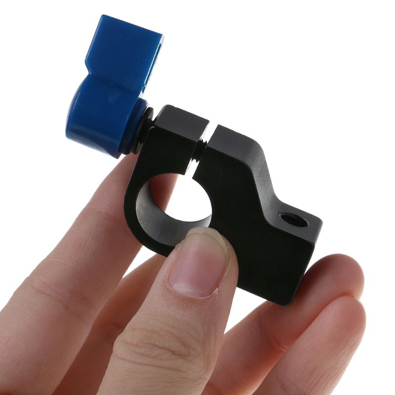 Rod Clamp Stand Adapter 15mm 1/4 Female Screw Threaded Support Rail System Arm Monitor Photo Tripod Light Camera Stand