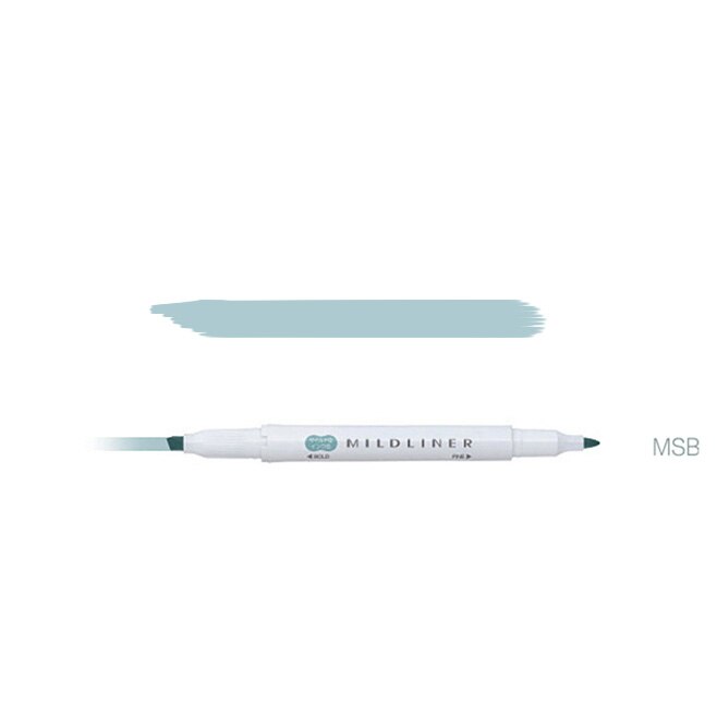 Original Zebra Mildliner Textmarker Dual Liner Textmarker Hersteller Stift Japanischen leicht Liner Textmarker Stift: MSB