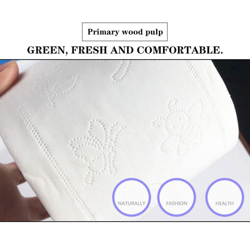 Affordable Household Roll Paper Toilet Towel Toilet Papers FCL Thickened Roll Paper 1 Roll 140g