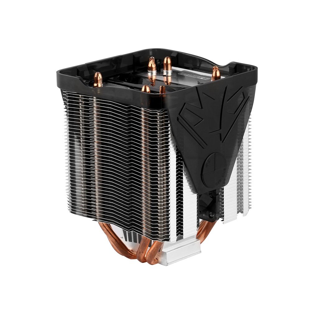 Leshp cpu-kylare ultra tyst 20db( a) med 90mm fläkt fyra rena koppar värmerör fyra-tråd för dator dator lång livslängd kompakt