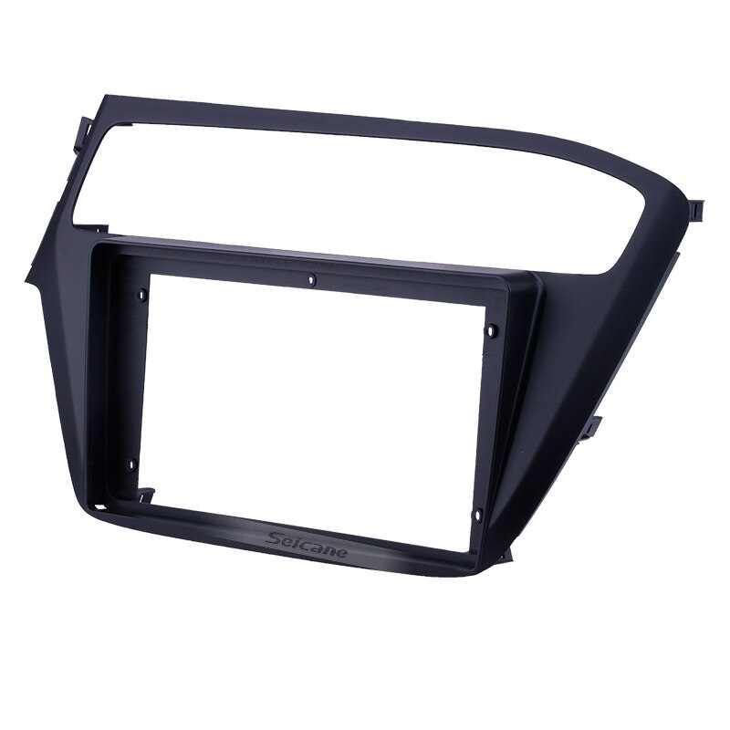 Seicane coche 2Din 9 "estéreo Fascia Auto Radio Panel Cover instalar Dash bisel ajuste Kit de montaje para HYUNDAI i20 LHD OEM NO brecha