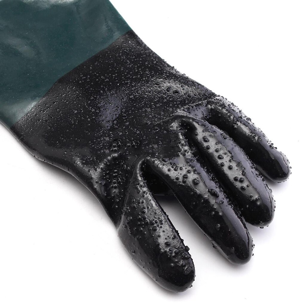 1Pair Heavy Duty Sandblasting Rubber Gloves Sand Shot Grit Bead Blast Blaster Blasting Gloves for Sandblast Cabinet