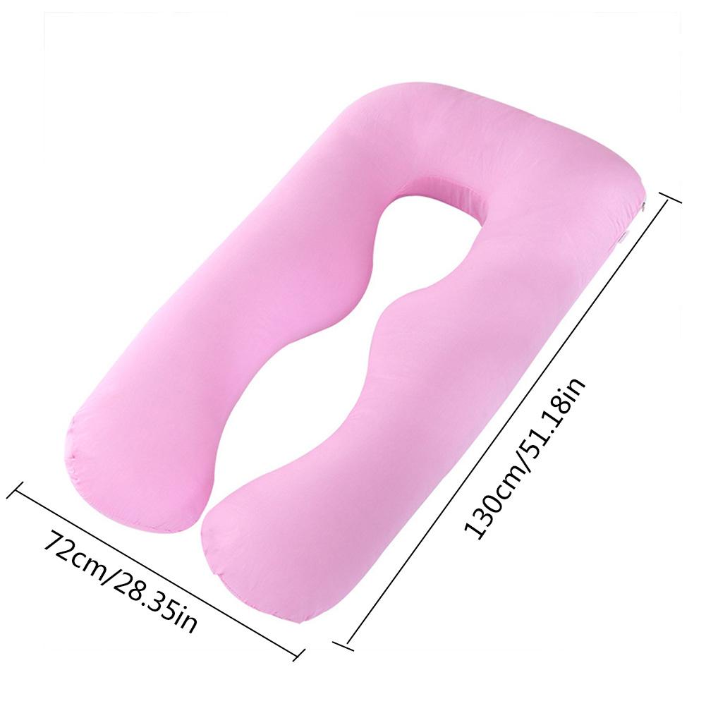 Almohada premamá, funda de almohada de maternidad, fundas de almohada para embarazadas, 100% para dormir en la cama, cojín para dormir en forma de U de algodón