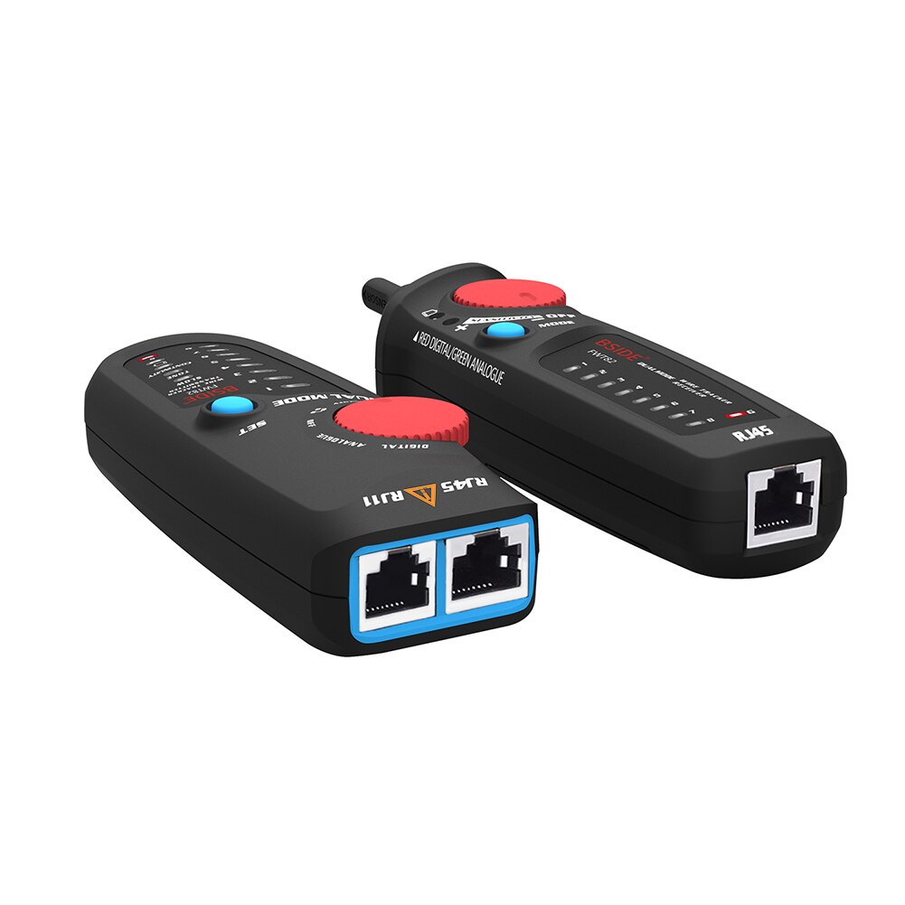 Analog digital kollation anti-interferens kabel tester telefonlinjefinder med lommelygte tv toner wire tracker lan netværk