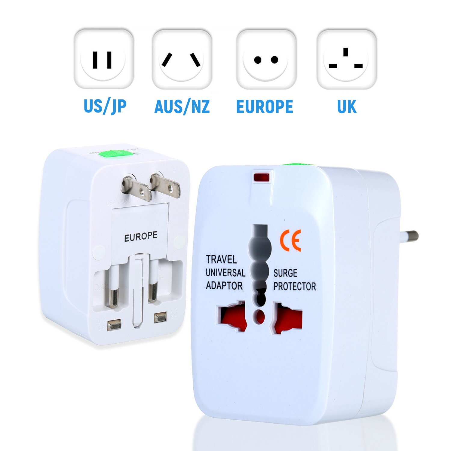 Travel Adapter Universal Plug Worldwide Travel Power Adapter Plug Converter Wall Charger Power Plug Socket for USA EU UK AUS