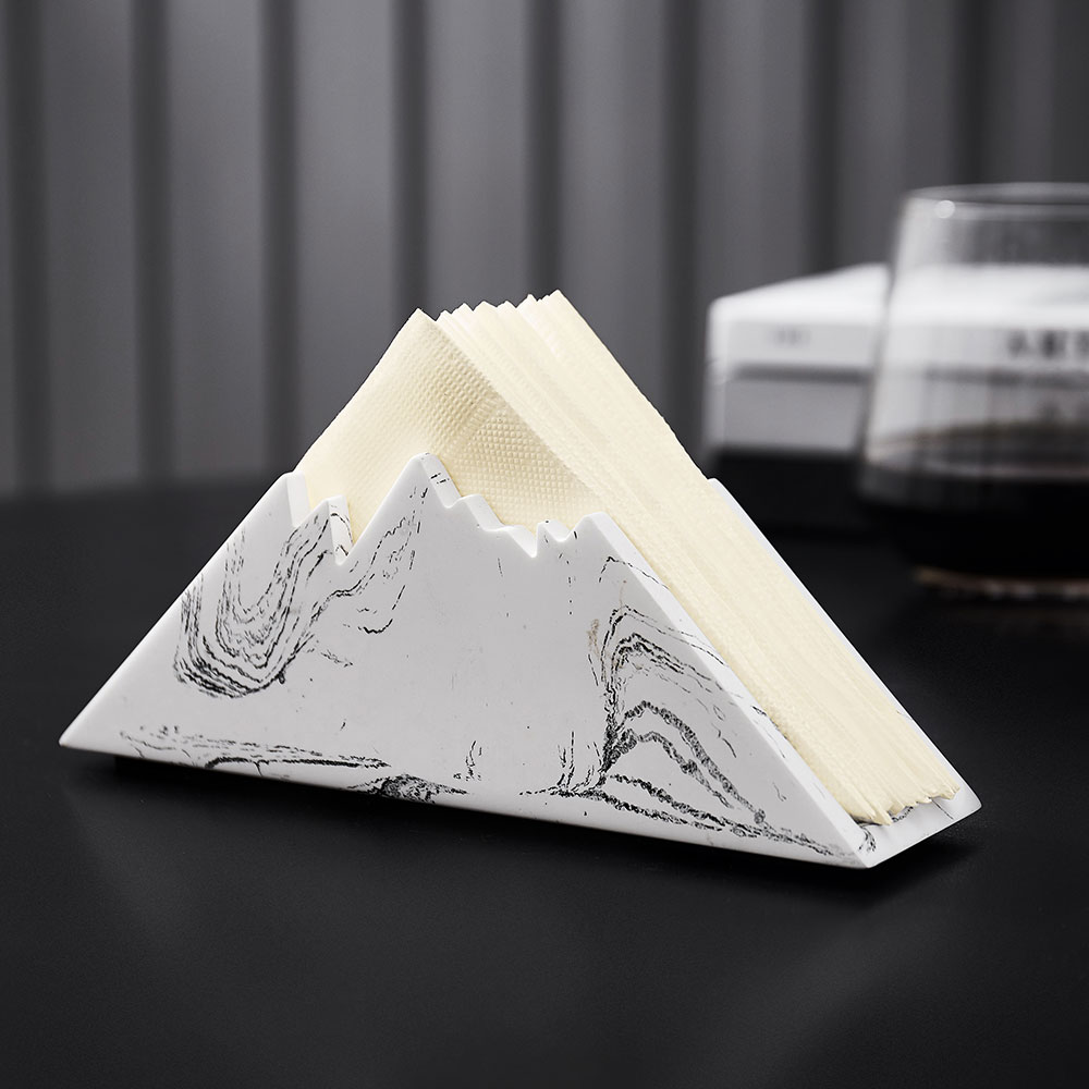 Servethouder Metalen Tafelblad Tissue Servet Organizer Dispenser voor Tafels, Dineren, Keuken, Restaurant, Picknick (zilver