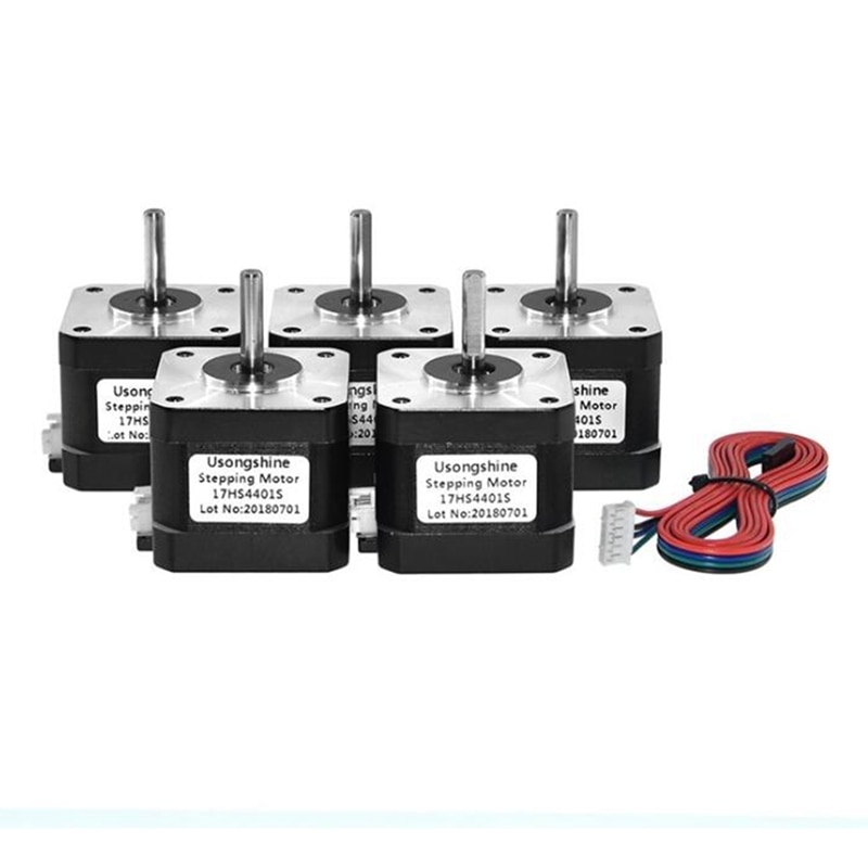 5 Teile/los 17HS4401S V5 V6 4-Blei Nema17 Schrittmotor 42 Motor- Nema 17 Motor- 42BYGH 1,5 EINE Motor- + linie für CNC XYZ