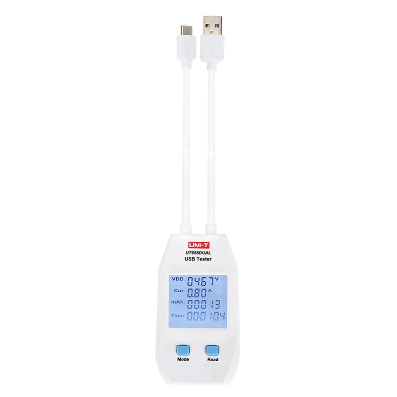 UNI-T UT658A/UT658C/UT658Dual USB Tester; Charger/Mobile Power/Data Cable/Mobile Phone/Charging Equipment Tester: UT658Dual