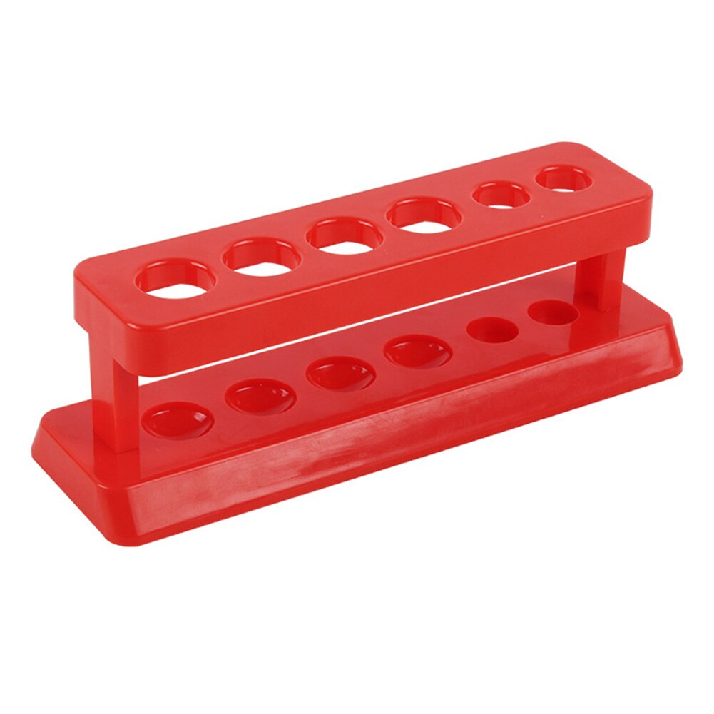 Plastic Test Tube Rack with 6 Holes Practical Holder Burette Stand Lab School Supplies Laboratory Equipment Tools