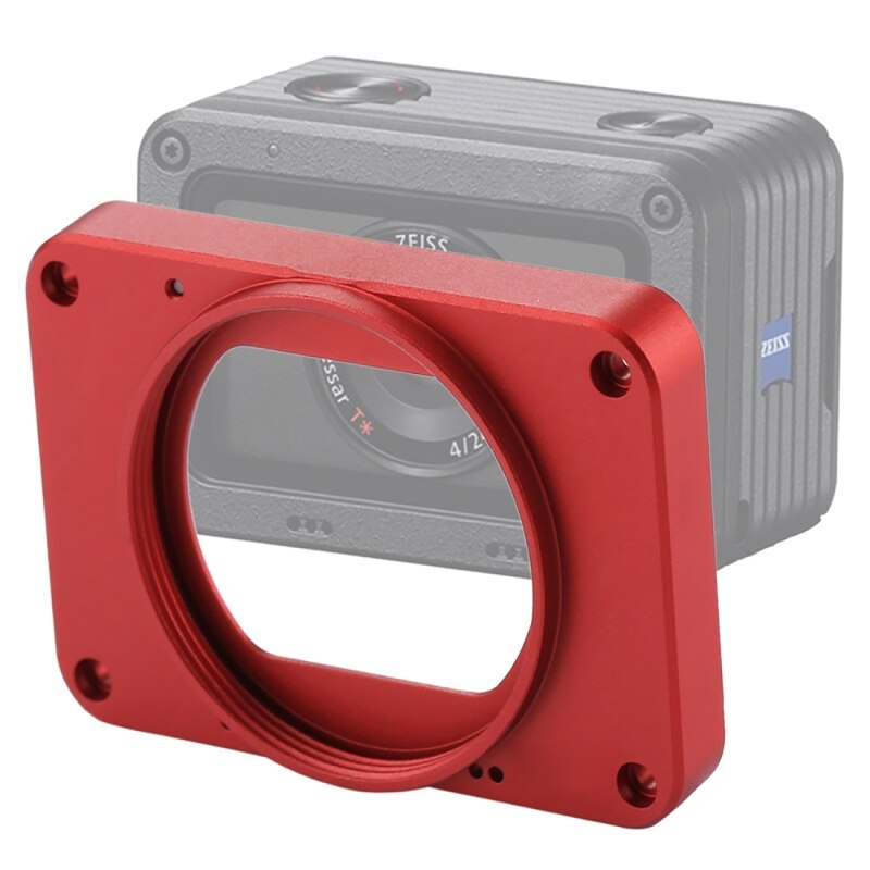 Zubehör für sony  rx0/rx0 ii: frontplatte aus aluminiumlegierung,  + 37mm uv-filterlinsen + sonnenblende, schrauben und scr für sony  d5qc