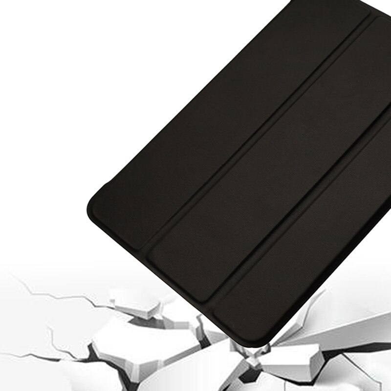 Yksivärinen tablet-kotelo huawei mediapadille  t3 10 9.6 tuuman pu-nahkainen taitettava jalustan kansi ags -w09/l09/l03 protector funda