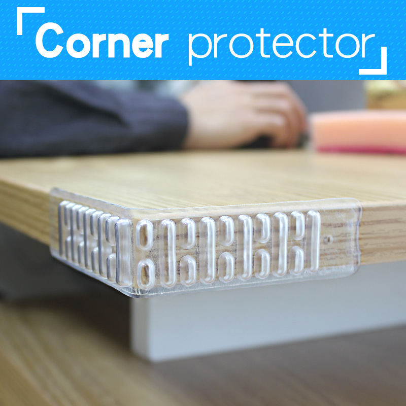 Furniture Collision Edge Banding Children's Stool Protection Table Guard Strip Table Corner Bumper Soft Corner Cushion Pad 2Pcs