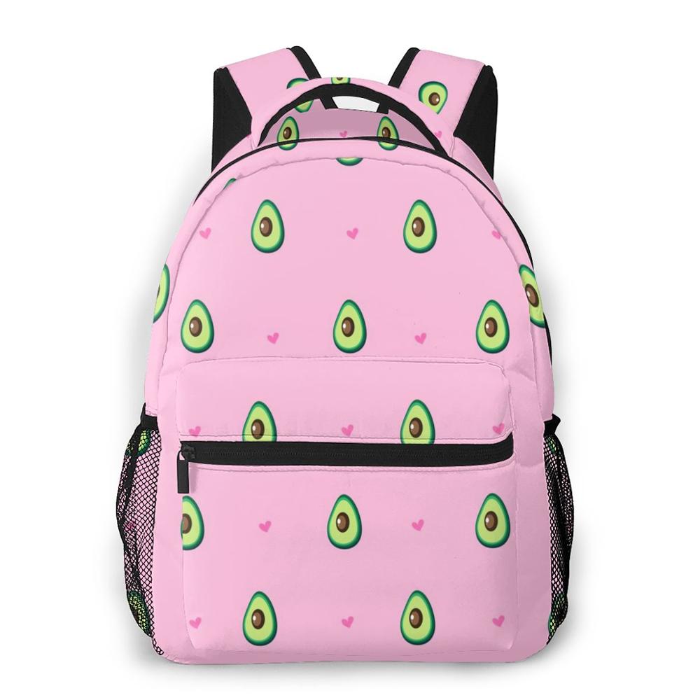 Backpack Women Backpack Shoulder Bag Avocado Pattern School Bag For Teenage Girl Children Backpacks Travel Bag: colour9