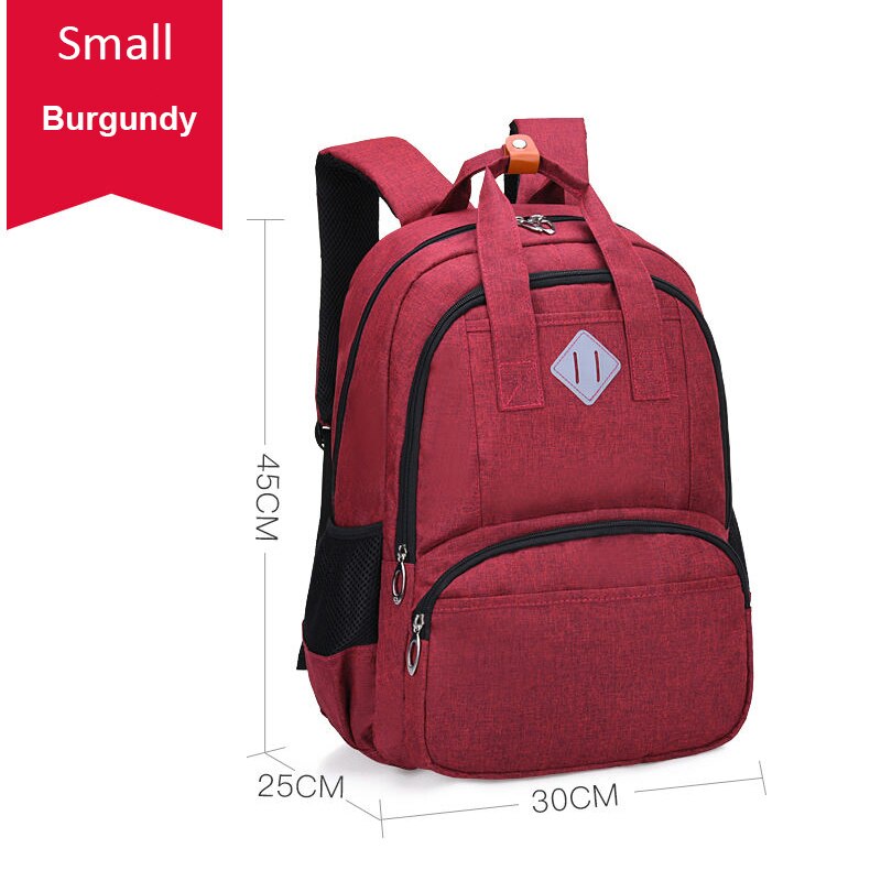 Mochila escolar para adolescentes, Kit de estuche de lápices para estudiantes universitarios, bolso escolar diario con caja de bolígrafos, Mochila de ocio para niños y niñas, 6384: Red S