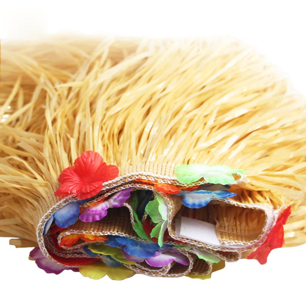 Flower Fringe Table Skirt Hawaii Table Curtain Luau Party Birthday Summer Anniversary Christmas Table Decoration