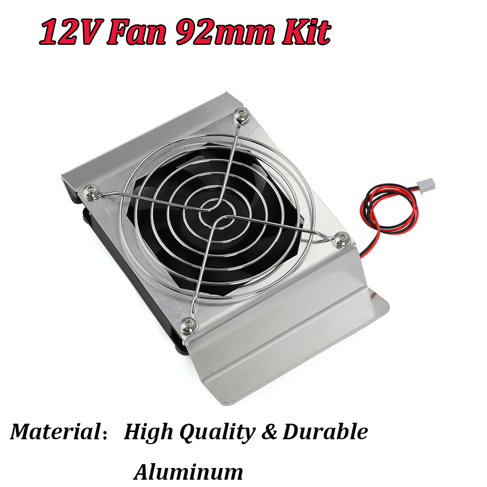 Pour réfrigérateur vertical Kings 85L, ventilateur 12V 92mm et support de ventilateur en aluminium amélioré