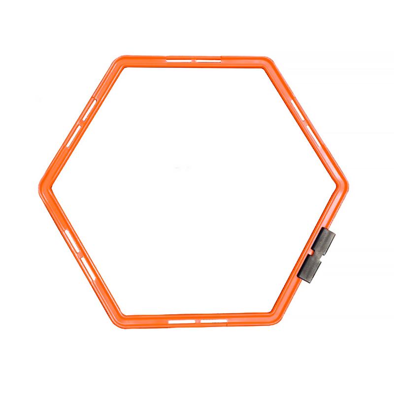 Football Trainer Hexagonal Agility Ring Soccer Training Ring Physical Training Ring \Hurdles Speed Rings: 1pc