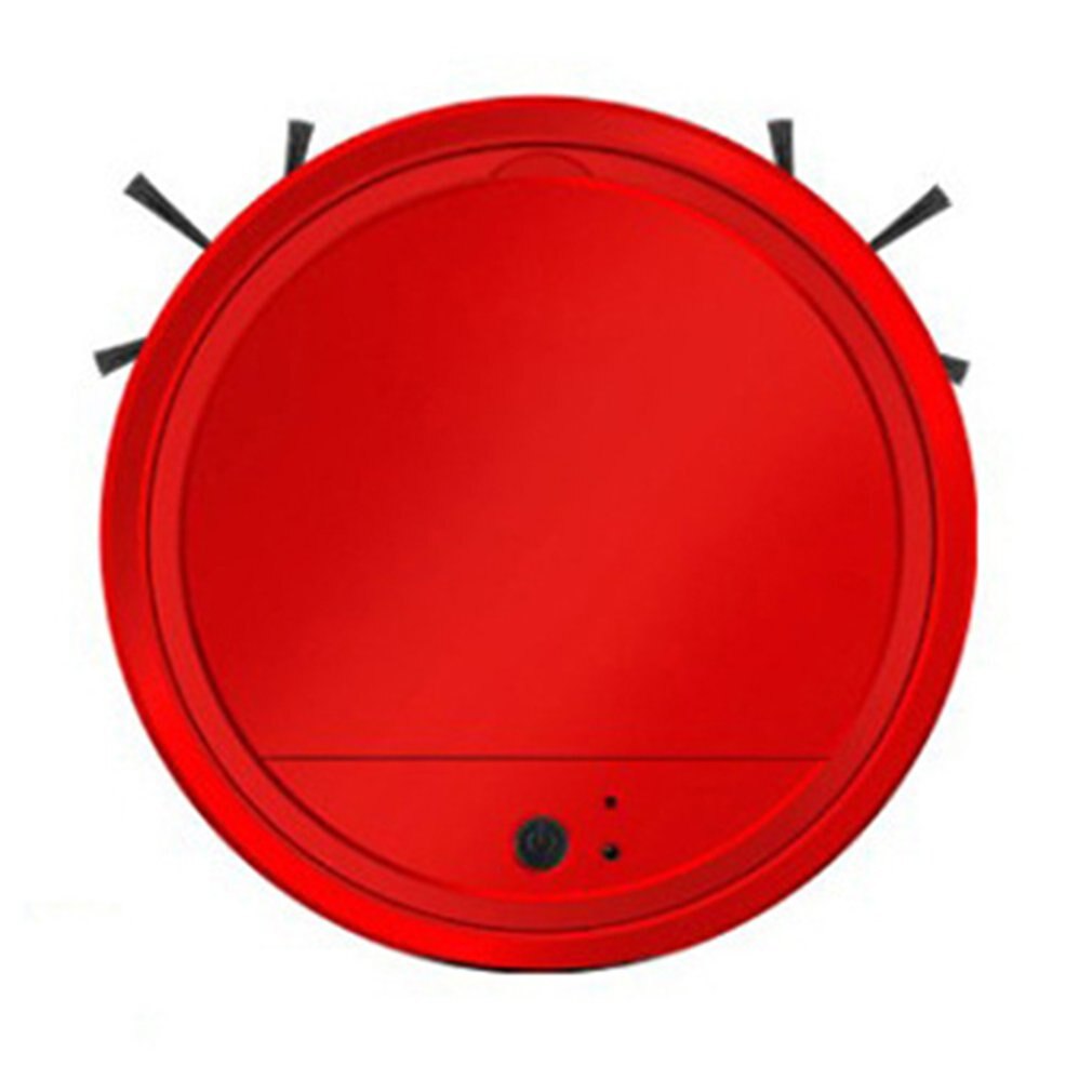 Multifunctional Robot Vacuum Cleaner with Ultra-quiet Ultra-thin Body with Ultraviolet Sterilization: Red