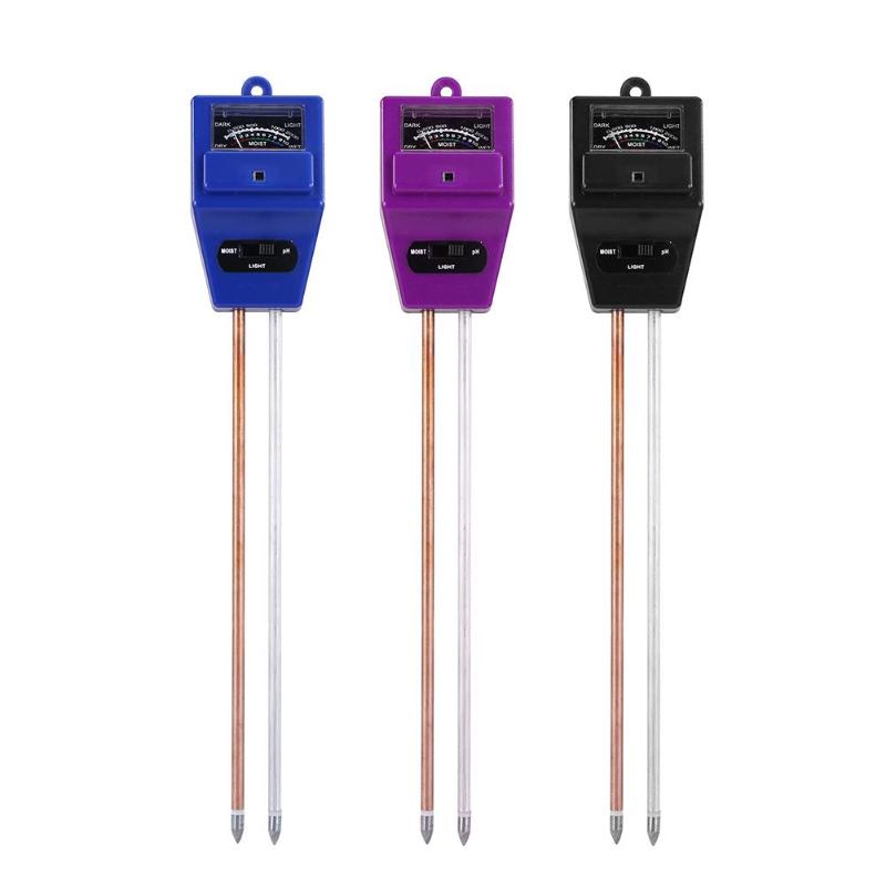 Digital Tester 3 in1 Soil Moisture Sunlight PH Meter Tester for Plants Flowers Acidity Moisture Measurement Garden Tool