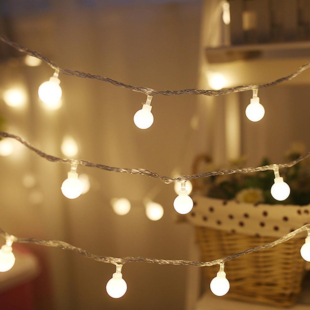 Liten glödlampa stjärna lykta led-ljus snöre älva krans ljus hem internet kändis festlig fest inredning ljus barnrum inredning