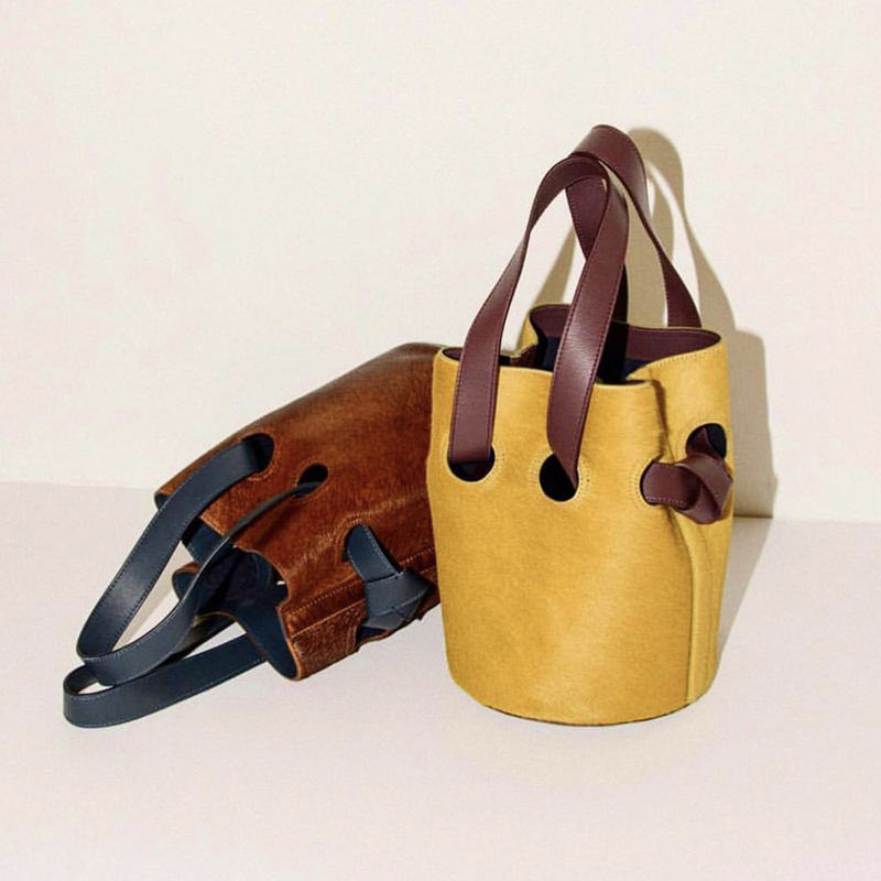 Sac seau sac à main femmes nouvelle personnalité concepteur Vintage cercle lambrissé sacs à main et sacs à main dames sac fourre-tout Simple pour les femmes
