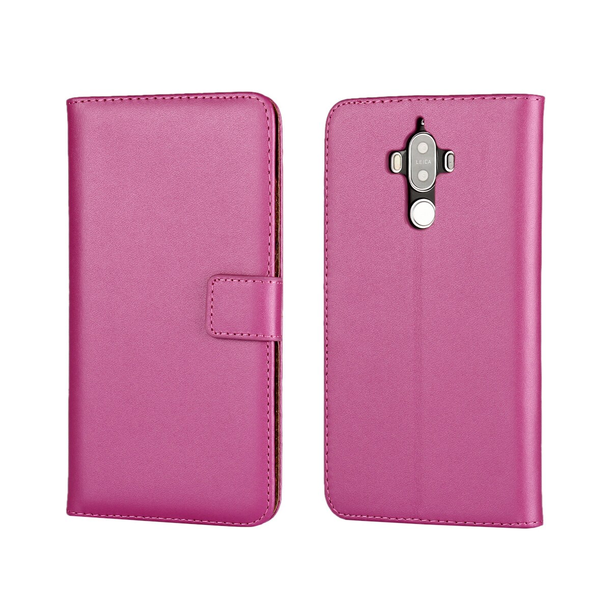Funda de cuero Pu para Huawei Mate 9, funda protectora Retro con tapa, para Huawei Ascend Mate 9 GG: Lavanda / Case aadd Glass Film