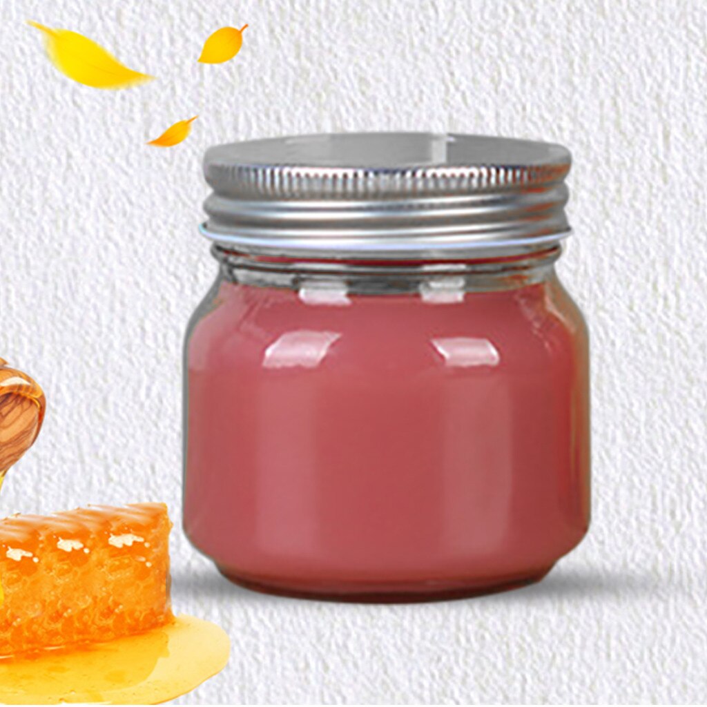 Mason Jar-taza de cristal con tapa con paja, jarras de bebida fría, para verano: S