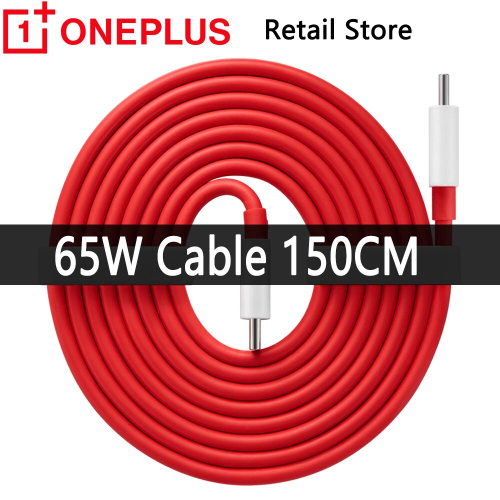 Oryginalny kabel Oneplus 8 T osnowa opłata 65 rodzaj-c robić rodzaj-c 10V 6.5A kabel ładujący robić OnePlus 8 T jeden plus 8 T Smartphone: kabel 150 cm